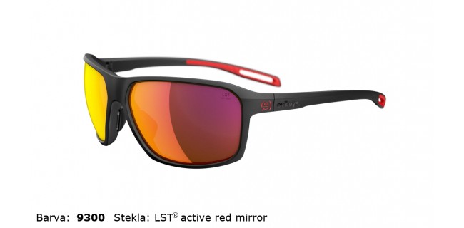 Sportna Ocala Evil Eye Nook E011 75 9300 EE Black Matt LST Active Red Mirror Side