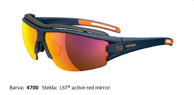 Sportna Ocala Evil Eye Trace Pro E001 75 4700 Dark Blue Matt LST Active Red Mirror Side