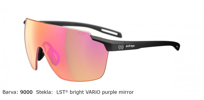Sportna Ocala Evil Eye Vistair X E029 75 9000 Black Matt LST Bright Vario Purple Mirror Back