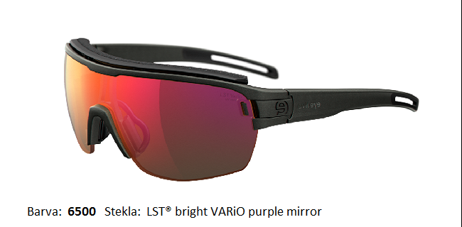 Sportna Ocala Evil Eye Vizor Hr Pro E009 75 6500 Dark Olive Metallic LST Bright VARiO Purple Mirror Side